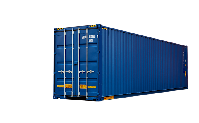 Cubo alto 40 piedi con doppie porte