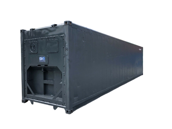 Contenitore isolante da 40 piedi HC verniciato RAL 7016